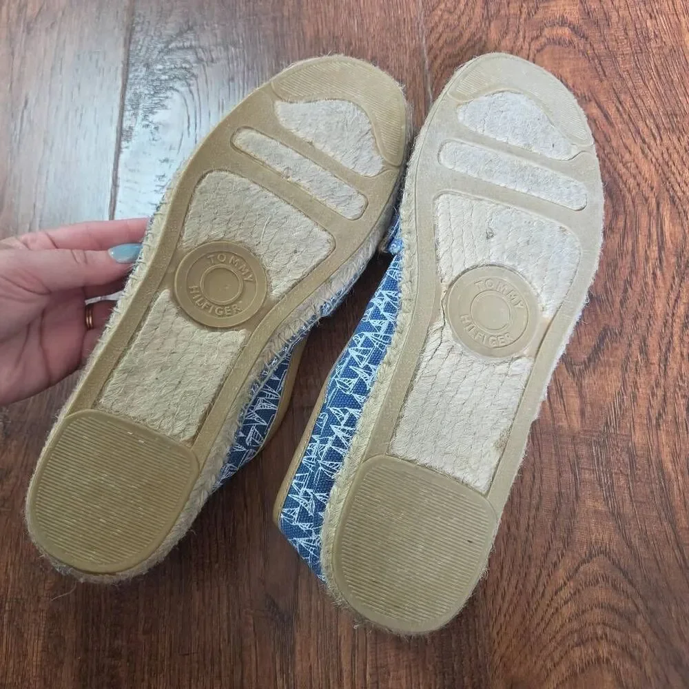 Tommy Hilfiger Sailboat Print Heyda Espadrilles